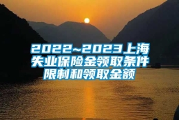 2022~2023上海失业保险金领取条件限制和领取金额