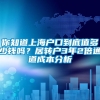 你知道上海户口到底值多少钱吗？居转户3年2倍通道成本分析