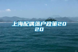 上海配偶落户政策2020