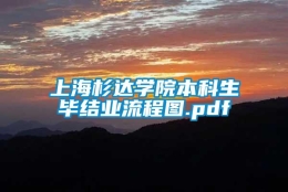 上海杉达学院本科生毕结业流程图.pdf