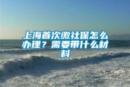 上海首次缴社保怎么办理？需要带什么材料