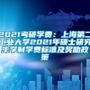 2021考研学费：上海第二工业大学2021年硕士研究生学制学费标准及奖助政策