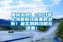 重磅消息！2021年上海最新社保基数发布！最实用的攻略在这里！