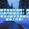 留学生现状如何？海归的月薪是多少？又有多少留学生是留在国外工作的？