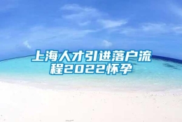 上海人才引进落户流程2022怀孕