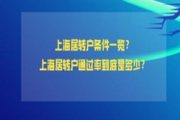 上海居住证转户口政策2022(上海居住证转户口需要什么条件)