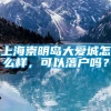 上海崇明岛大爱城怎么样，可以落户吗？