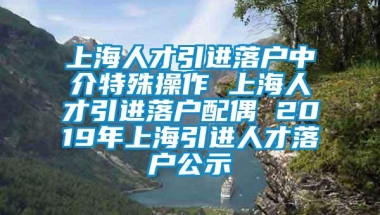 上海人才引进落户中介特殊操作 上海人才引进落户配偶 2019年上海引进人才落户公示