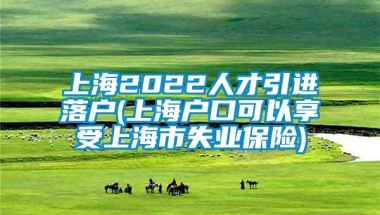 上海2022人才引进落户(上海户口可以享受上海市失业保险)