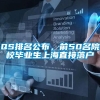 QS排名公布，前50名院校毕业生上海直接落户