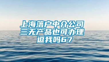 上海落户中介公司 三无产品也可办理 逗我吗67