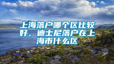 上海落户哪个区比较好，迪士尼落户在上海市什么区