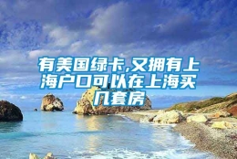 有美国绿卡,又拥有上海户口可以在上海买几套房