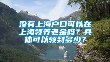 没有上海户口可以在上海领养老金吗？具体可以领到多少？