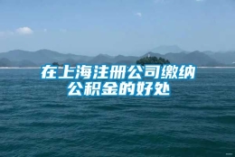 在上海注册公司缴纳公积金的好处