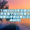 TI杯2019年全国大学生电子设计竞赛上海赛区评奖结果公示(本科组)