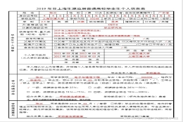 上海落户-中国科大-毕业生个人信息表和就业登记表