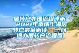 居转户办理流程详解 2021年申请上海居转户最全解读  一网通办居转户流程图