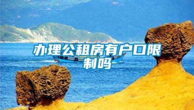 办理公租房有户口限制吗