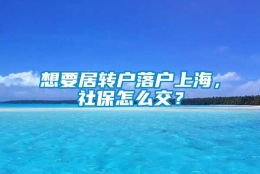 想要居转户落户上海，社保怎么交？