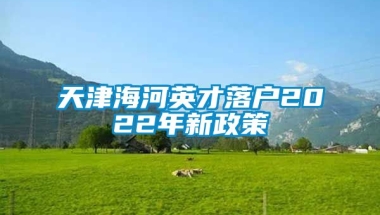 天津海河英才落户2022年新政策