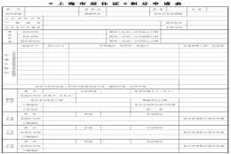 《上海市居住证》积分申请表问题一：上海居住证积分申请表的模板在哪里，怎么下载啊？