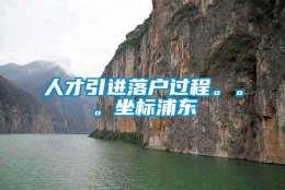 人才引进落户过程。。。坐标浦东