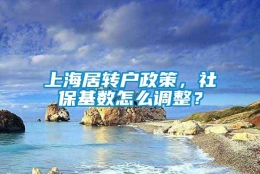 上海居转户政策，社保基数怎么调整？