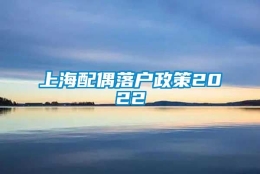 上海配偶落户政策2022