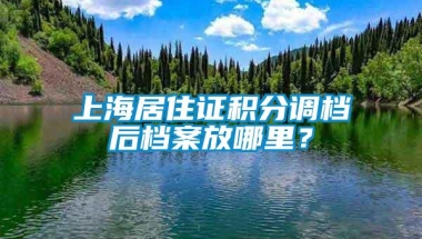 上海居住证积分调档后档案放哪里？