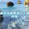 留学生回国落户上海政策